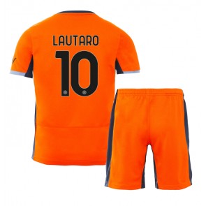 Inter Milan Lautaro Martinez #10 Rezervni Dres za Dječji 2023-24 Kratak Rukavima (+ kratke hlače)